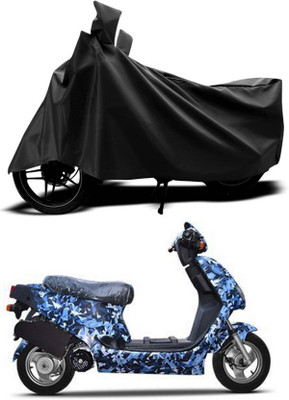 KEDIT Two Wheeler Cover for Hero(Electric AXLHE-20, Black)