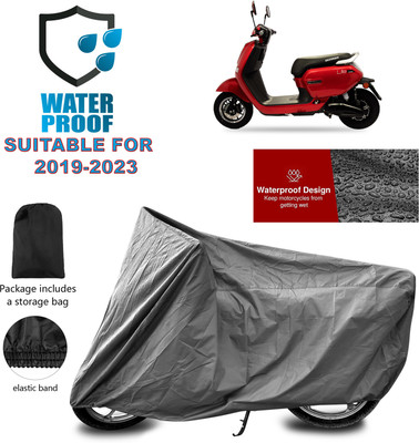PAGORA Waterproof Two Wheeler Cover for Okinawa(Lite, Grey)
