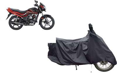 AJSTAR Waterproof Two Wheeler Cover for Hero(Passion Pro TR, Grey)
