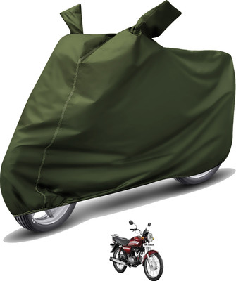 Auto Hub Waterproof Two Wheeler Cover for Hero(HF Dawn, Green)