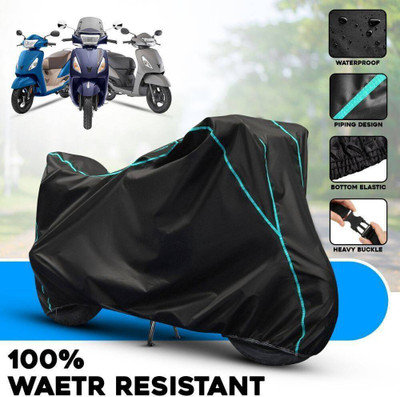 DeepShakshi AUTOMOTIVE Waterproof Two Wheeler Cover for TVS(Jupiter, Black)