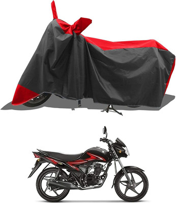 DeepShakshi AUTOMOTIVE Waterproof Two Wheeler Cover for Suzuki(Hayate, Red, Black)
