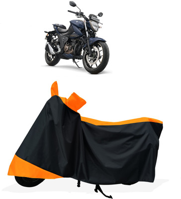 Tricway Two Wheeler Cover for Suzuki(Gixxer 250, Orange)