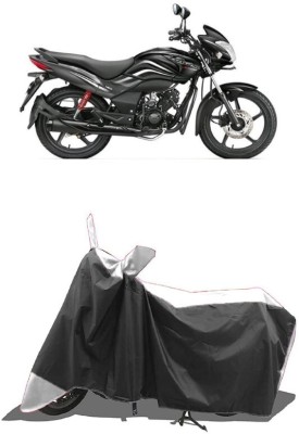 SUGASHRI Waterproof Two Wheeler Cover for Hero(Passion Xpro, White, Black)