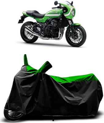 OliverX Waterproof Two Wheeler Cover for Kawasaki(Z900 RS Cafe Racer BS6, Green)