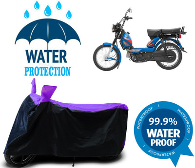 RTS COLLECTIONS Waterproof Two Wheeler Cover for TVS(XL 100 Heavy Duty BS6, Multicolor)