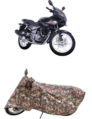 Coxtor Waterproof Two Wheeler Cover for Bajaj(Pulsar 220 DTS-i, Multicolor)