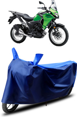 MADAFIYA Two Wheeler Cover for Kawasaki(Versys X 300, Blue)