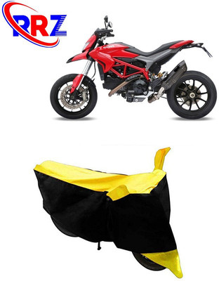 RRZ Waterproof Two Wheeler Cover for Ducati(Hypermotard 939, Black, Yellow)