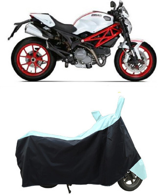 Coxtor Waterproof Two Wheeler Cover for Ducati(Monster 796 S2R, White)