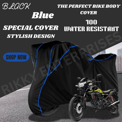 AutoGalaxy Waterproof Two Wheeler Cover for Honda(SP 125, Black)