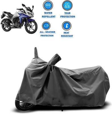 DeepShakshi AUTOMOTIVE Two Wheeler Cover for Yamaha(Fazer, Grey)