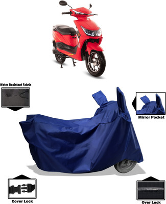 Amexride Two Wheeler Cover for Hero Electric(Electric Atria, Blue)