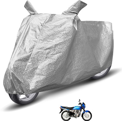 MOCKHE Waterproof Two Wheeler Cover for Bajaj(Wind 125, Silver)
