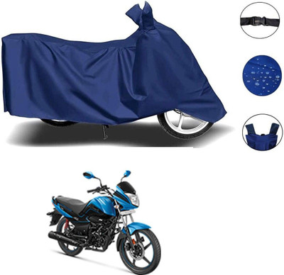DeepShakshi AUTOMOTIVE Waterproof Two Wheeler Cover for Hero(Splendor I Smart, Blue)