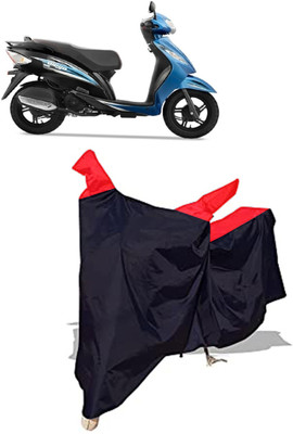 Amexride Two Wheeler Cover for TVS(Wego BS6, Black)