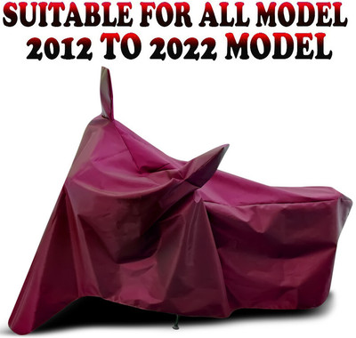 AutoRash Waterproof Two Wheeler Cover for Bajaj(Pulsar 135 LS DTS-i, Maroon)