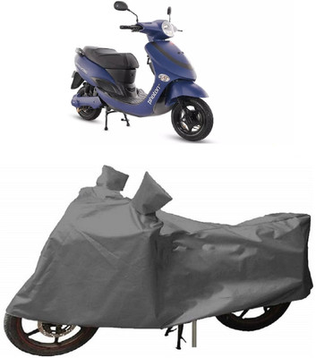 ABORDABLE Two Wheeler Cover for Hero(Electric Photon, Grey)