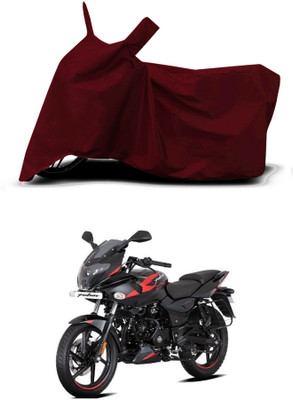 VESMEI Two Wheeler Cover for Bajaj(Pulsar 220F, Red)