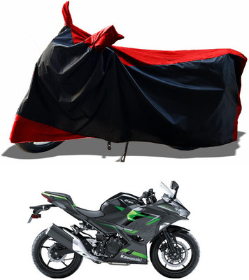 AESTRYD Two Wheeler Cover for Kawasaki(Ninja 400 BS6, Red)