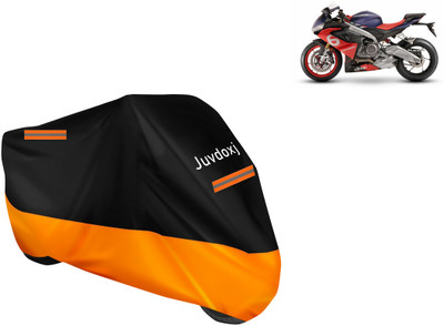 Juvdoxj Waterproof Two Wheeler Cover for Aprilia(RS 660 BS6, Orange)