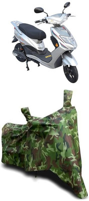 ATBROTHERS Waterproof Two Wheeler Cover for Avon(E Lite, Multicolor, Green)