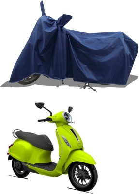 Romeiz Two Wheeler Cover for Bajaj(Urbanite Chetak BS6, Blue)