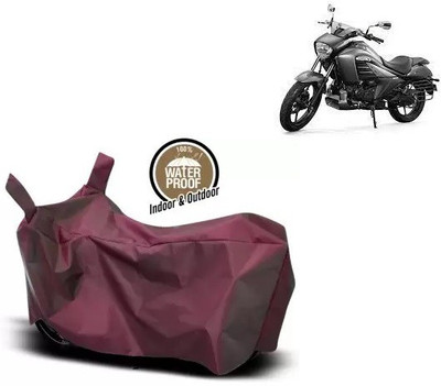 OliverX Waterproof Two Wheeler Cover for Suzuki(intruder 150, Maroon)