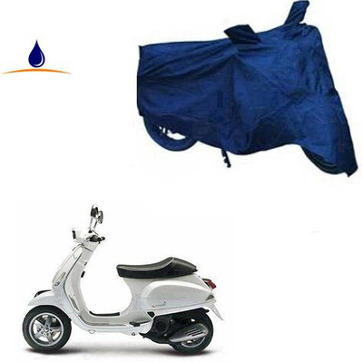 DeepShakshi AUTOMOTIVE Waterproof Two Wheeler Cover for Piaggio(Piaggio Vespa, Blue)