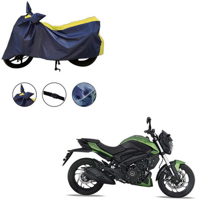Furnish Flow Two Wheeler Cover for Bajaj(Dominar 400, Yellow)