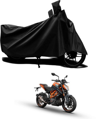 KEDIT Two Wheeler Cover for KTM(200 Duke, Black)