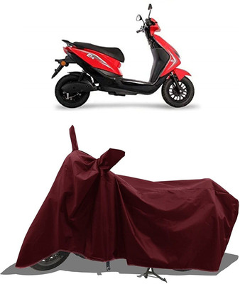 AutoGalaxy Waterproof Two Wheeler Cover for Ampere(REO, Maroon)
