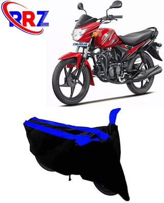 RRZ Waterproof Two Wheeler Cover for Suzuki(Hayate, Black, Blue)