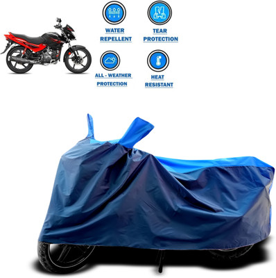 CODOKI Waterproof Two Wheeler Cover for Hero(Glamour Programmed FI, Blue)