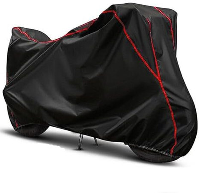 COTSHER Waterproof Two Wheeler Cover for Bajaj(Pulsar 150 DTS-i, Black, Red)