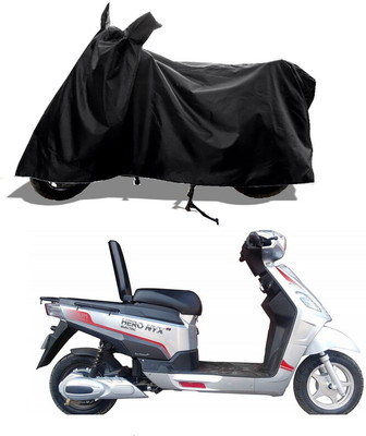 GROFATIK Two Wheeler Cover for Hero(Electric Maxi, Black)