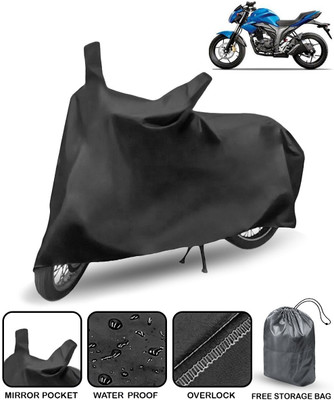HMS Two Wheeler Cover for Suzuki(Gixxer, Black)