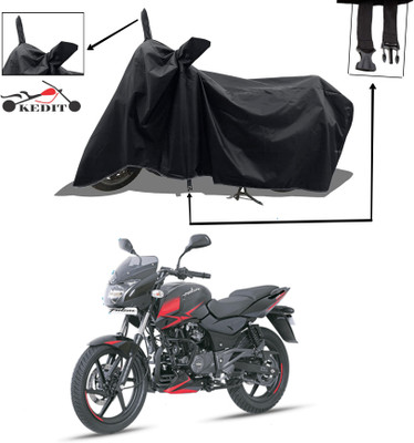 KEDIT Two Wheeler Cover for Bajaj(Pulsar 180 DTS-i, Black)