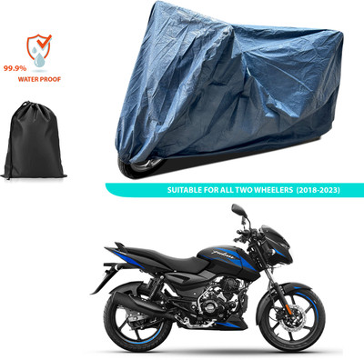 PAGORA Waterproof Two Wheeler Cover for Bajaj(Pulsar 125, Blue)
