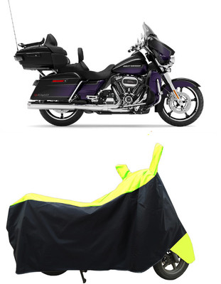 Coxtor Waterproof Two Wheeler Cover for Harley Davidson(CVO Limited, Yellow)