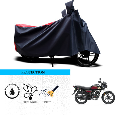 ANTHUB Waterproof Two Wheeler Cover for Honda(Dream Neo, Black, Red)