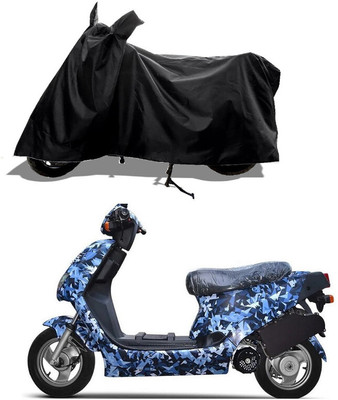 GROFATIK Two Wheeler Cover for Hero(Electric AXLHE-20 BS6, Black)