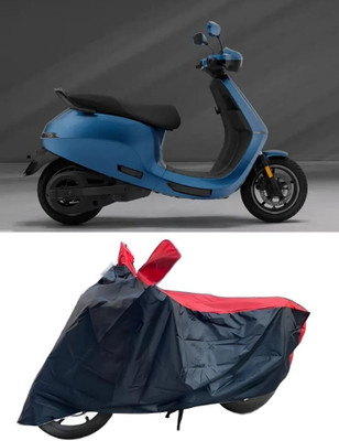 ishika Waterproof Two Wheeler Cover for Ola(Electric, Red)