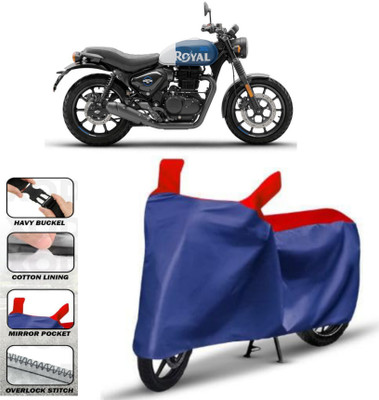 WMIZEXA Two Wheeler Cover for Universal For Bike(Hunter 350, Red)