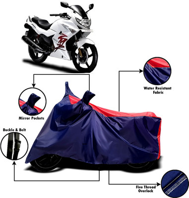 AUCTIMO Two Wheeler Cover for Hero(Karizma ZMR, Blue)