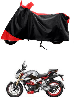 GROFATIK Two Wheeler Cover for Hero(XF3R BS6, Red, Black)