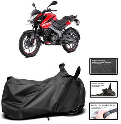 WMIZEXA Two Wheeler Cover for Bajaj(Pulsar NS125, Black)