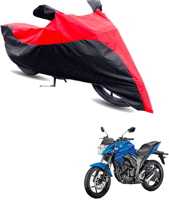 Motodreka Two Wheeler Cover for Suzuki(Gixxer SF 150, Red, Black)