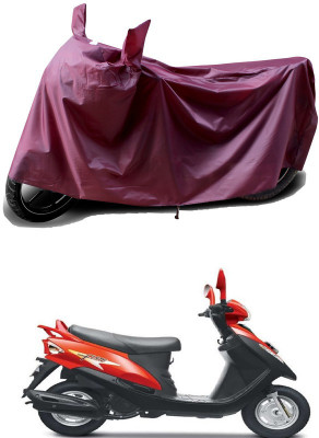 THE REAL ARV Waterproof Two Wheeler Cover for Mahindra(Flyte, Maroon)