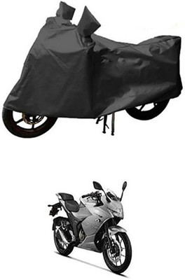 THE REAL ARV Waterproof Two Wheeler Cover for Suzuki(Grey)